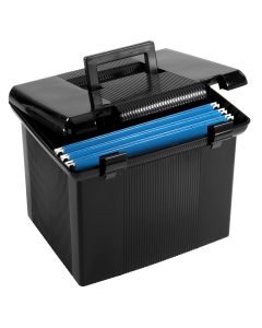 Pendaflex Portable File Box, Black, 11