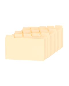 Manila Dividers - Dividers - Index Cards