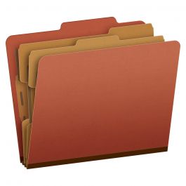 thumbnail image 2 of Pendaflex Recycled File Folders With Divider - Letter Size Classification Folders, Box Of 10 2 of 10