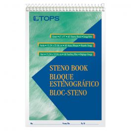 Universal® Steno Book, Pitman Rule, 6 X 9, Green, 60 She - View #5