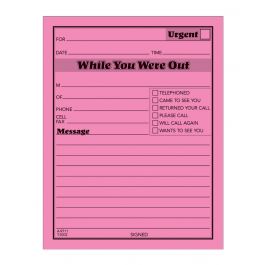 While You Were Out Pad, Neon, 50 SH/PD, 6 PD/PK