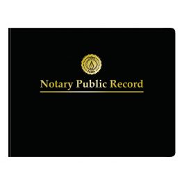 Adams Adams Notary Public Record Book, 6 Entries Per Page, 8-1/2