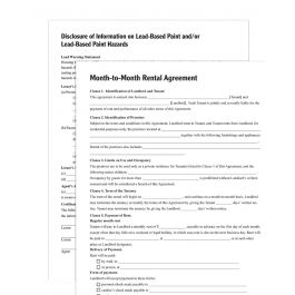 adams month to month rental agreement forms and instructions