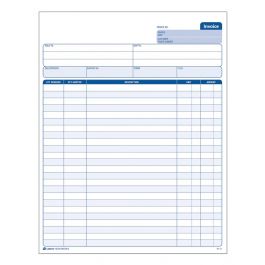 Adams Invoice Unit Set, 2-Part, Carbonless, 100/PK