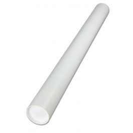 Kraft Mailing Tubes with End Caps - 3 x 26, .080 thick