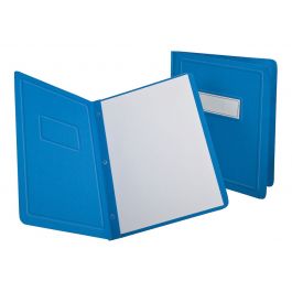 Oxford Panel & Border Front Report Cover, Letter Size, Light