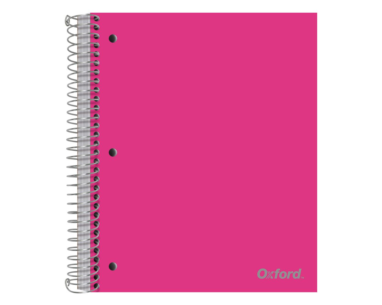 Oxford 5 Subject Poly Notebook, 9" x 11", College Rule, 200 Sheets, 5