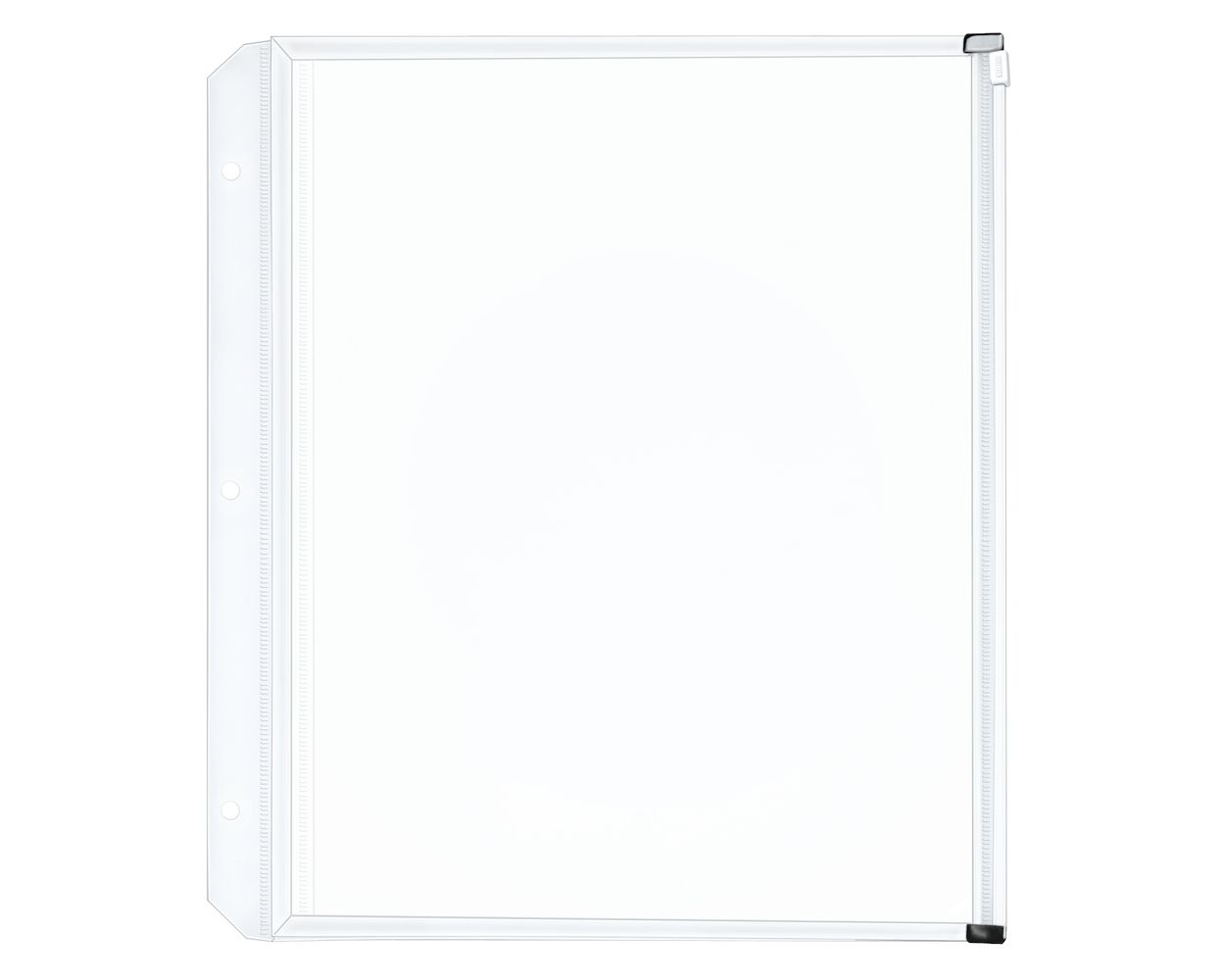 Clear Binder Sheets Standard Size Cards Pouch Holder A4 3 Ring 11