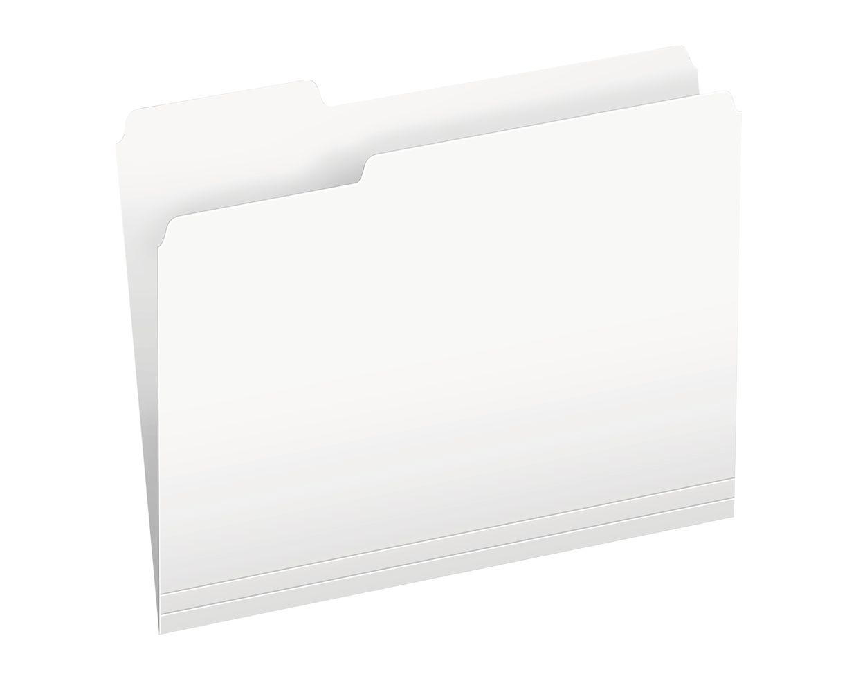 Gray 152 1/3 GRA Pendaflex Two-Tone Color File Folders Letter Size 1/3 Cut 100 Per box 