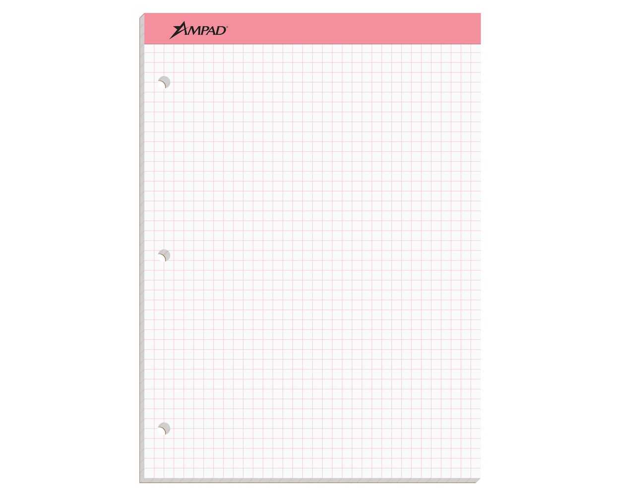 8.5 x 11 Inches, Glue Binding, Quad Ruled Double Sided Graph Paper Pad Pack  of 1 – Cadmus Pro