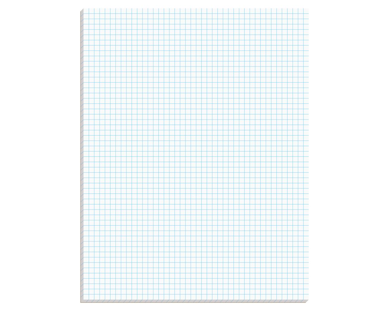Ampad Graph Pad, 8-1/2 x 11, Graph Rule (5 x 5), 50 Sheets