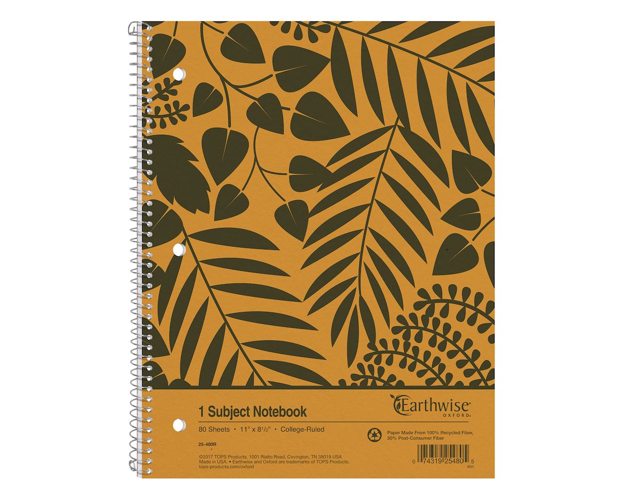 Wholesale Spiral Notebooks: Discounts on Ampad 80 - sheet 1 - subject Wirebound Notebook - Letter TOP25480