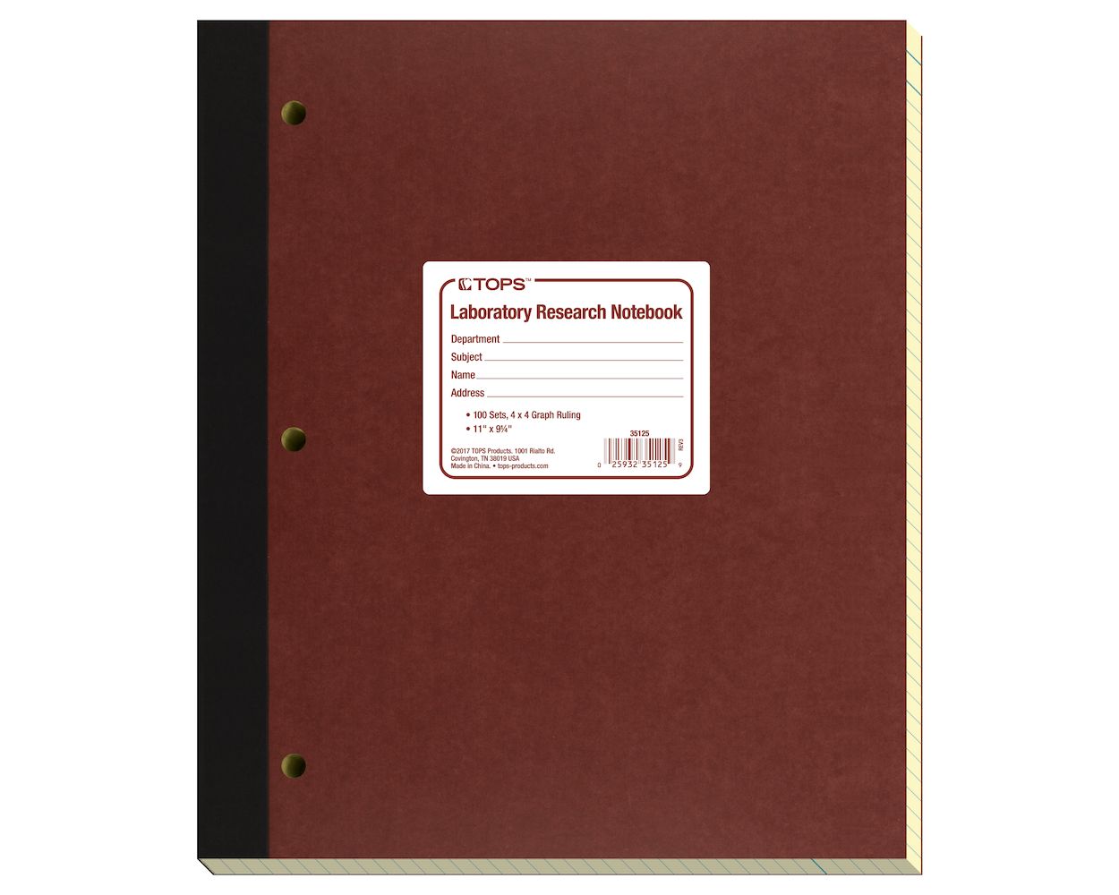 National brand laboratory research notebook 43-649 image