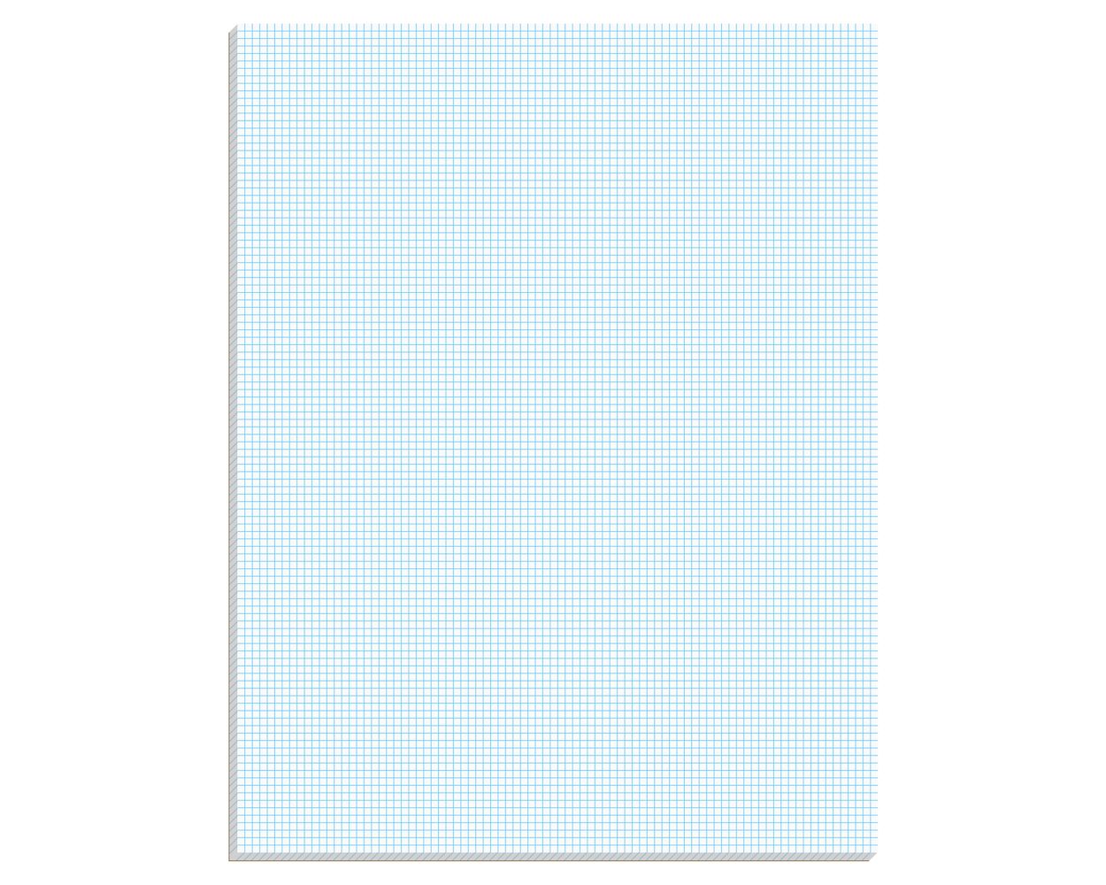 Details about   2 Tops 8 Square/inch Quadrille Pads 100 Sheets 20 Lb Quad Ruled Graph Paper 
