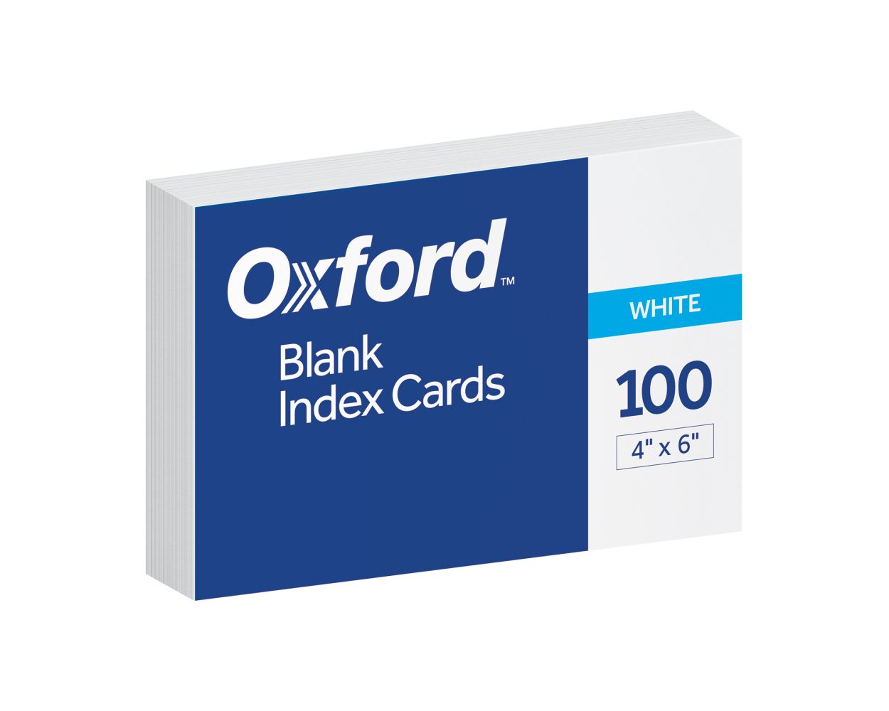 Oxford OXF40283 ESS40283 - OXFORD SPIRAL INDEX CARDS 4X6 WHITE