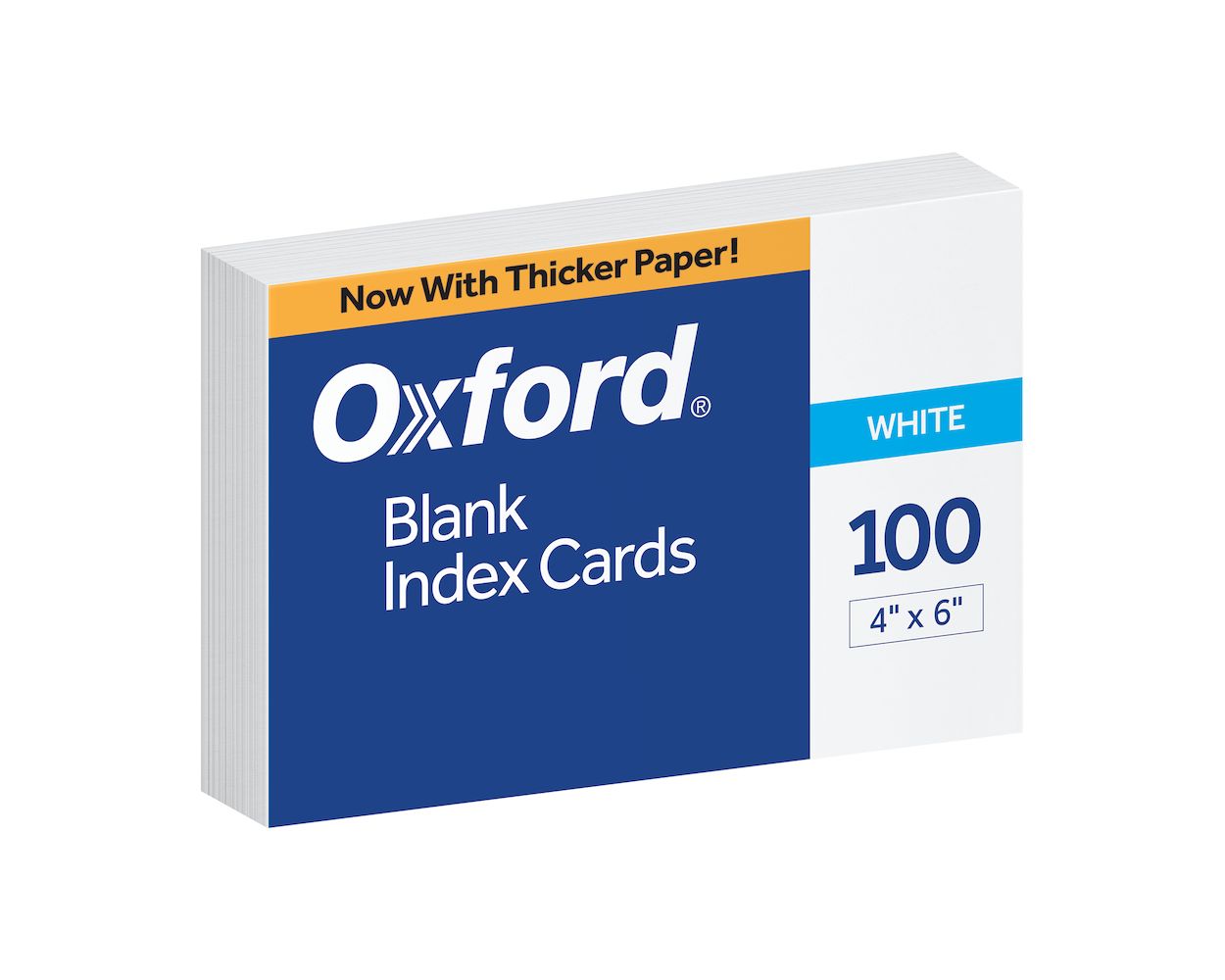 100 Ruled Record Cards 5x3 White Pack of 10