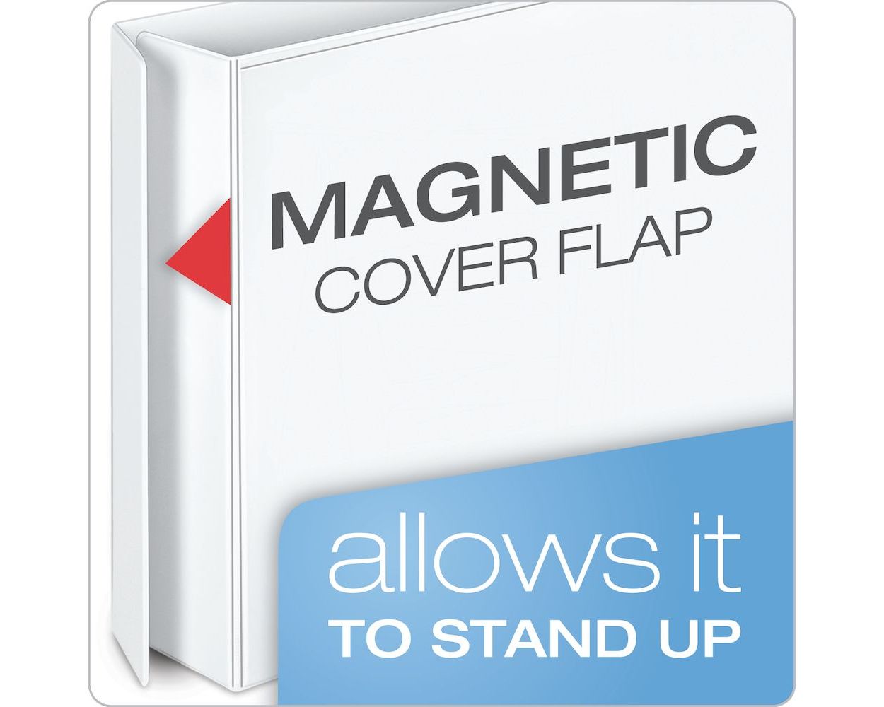 Cardinal 1.5" D-Ring View Binders, 4 Per Pack, 1 Each Black, Blue, Green & Red (29300