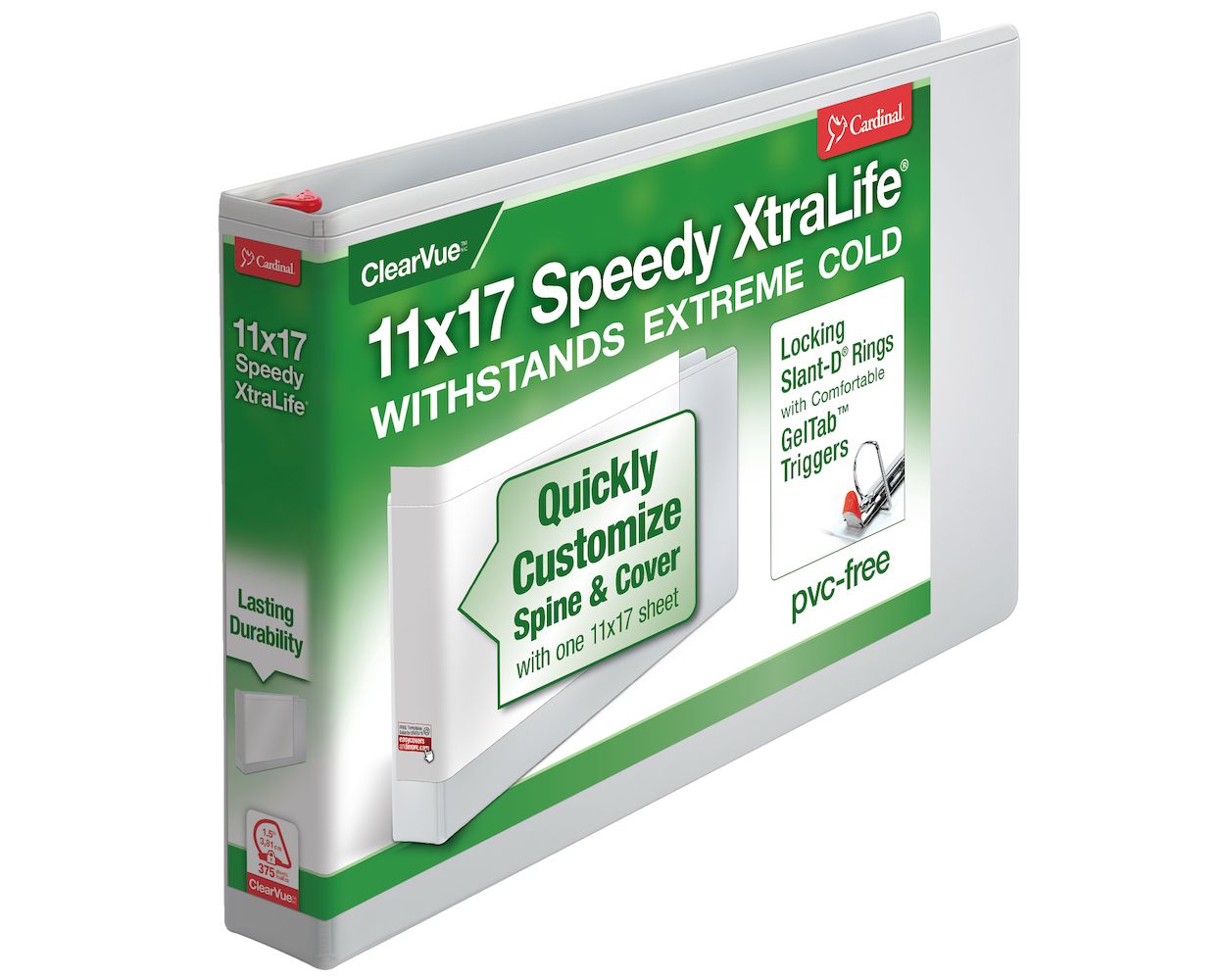 Wholesale Specialty Binders: Discounts on Cardinal Tabloid Size Locking Slant-D Ring Binders CRD56210