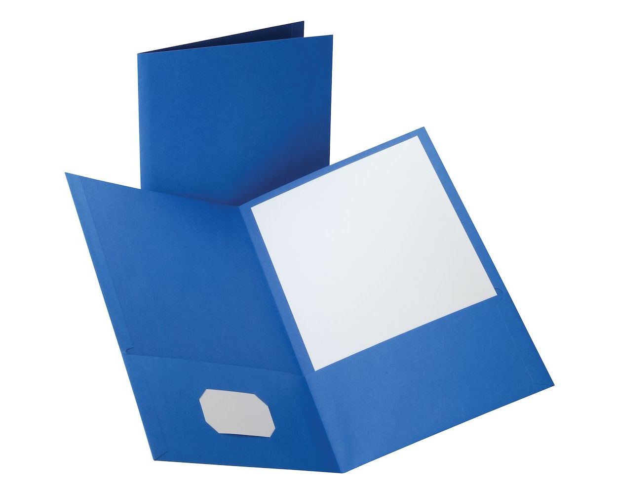 Oxford Legal Twin Pocket Folders, Letter Size, Light Blue