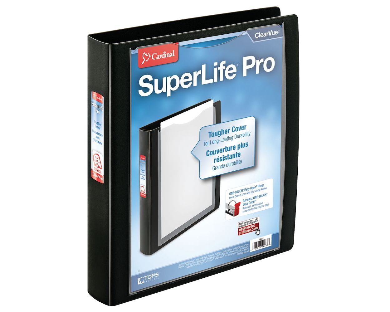 Wholesale Slant Ring/D-Ring View Binders: Discounts on Cardinal SuperLife Pro Easy Open Slant-D Binder CRD54661