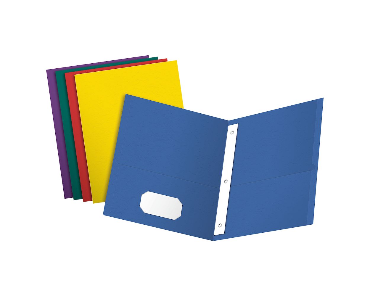 4imprint.com: 3 Prong Twin Pocket Presentation Folder - Translucent 111742-T