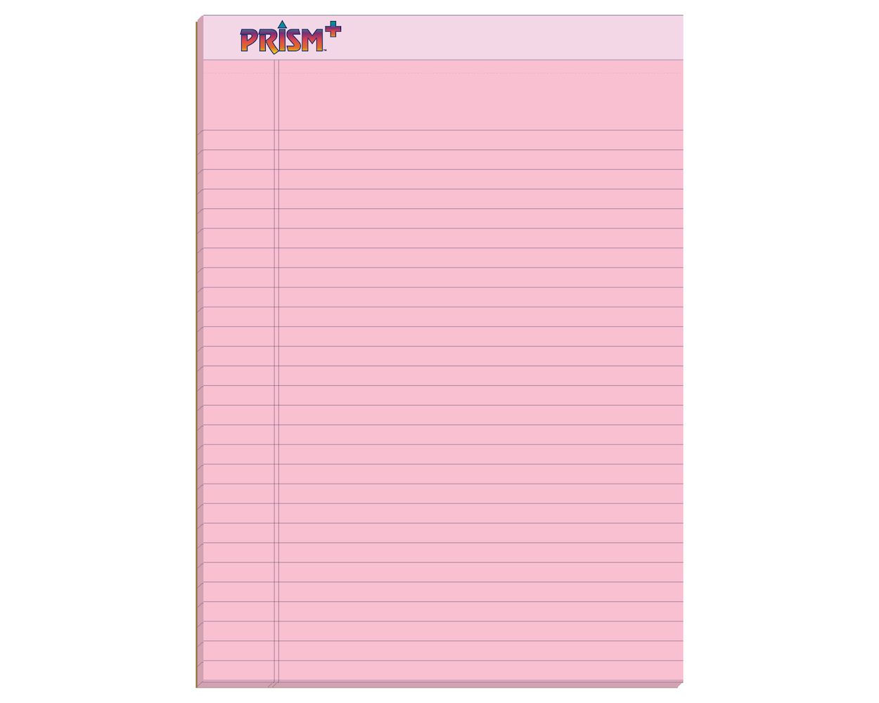 8-1/2" x 11-3/4",assorted top colors Tops 20496 Fashion Perforated Writing Pads 