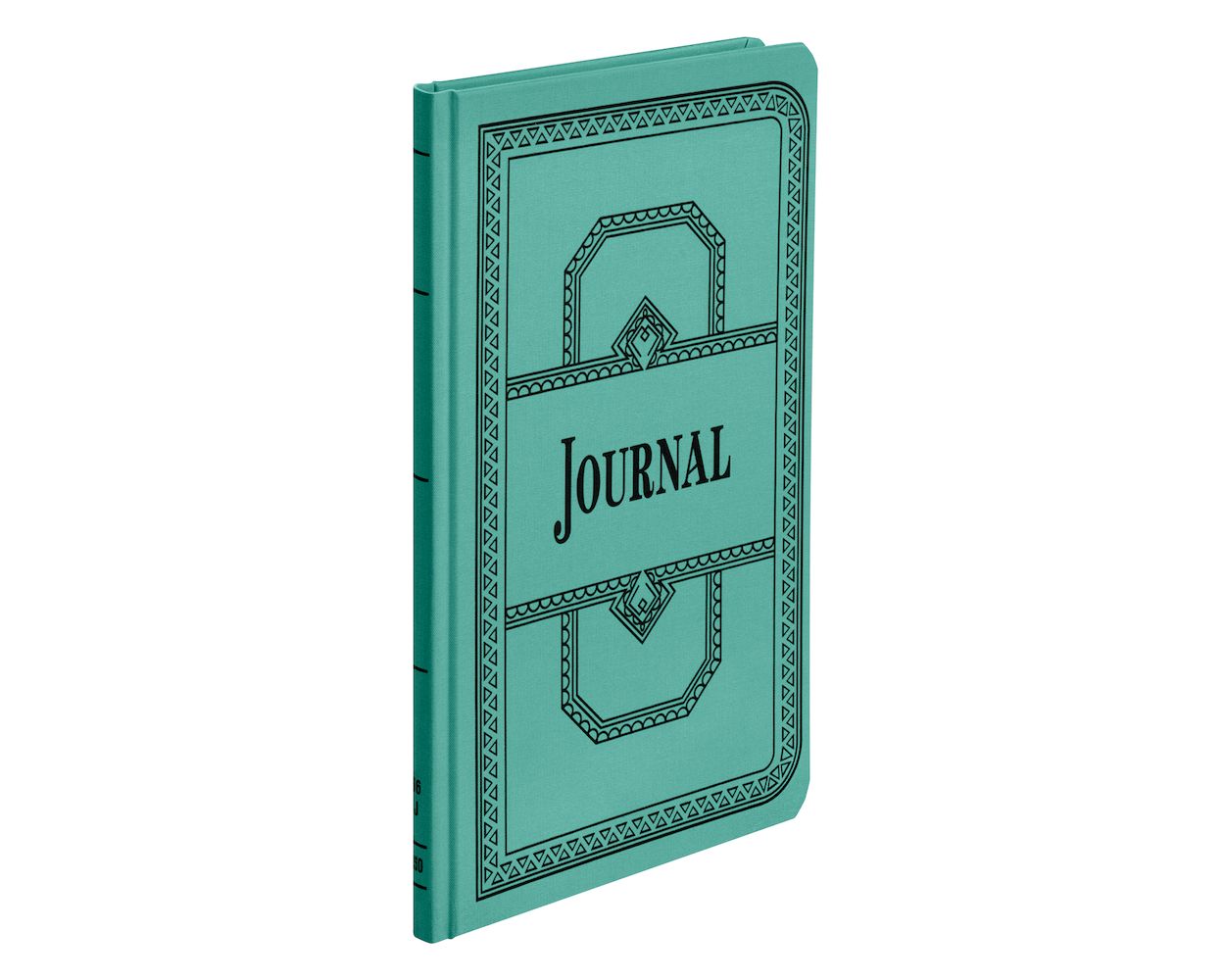 12 1/8 x 7 5/8 500 Pgs Blue Journal Rule Boorum & Pease Record/Account Book 