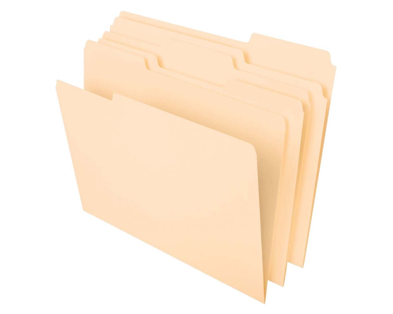 100 Recycled File Folder 11Pt 13 Cut Letter Manila 100BX