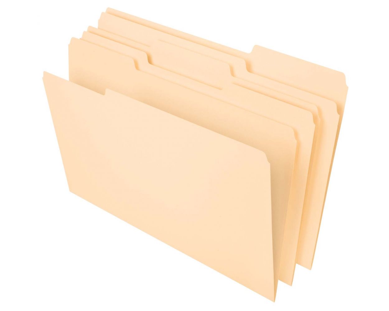 100% Recycled File Folder, 11Pt, 1/3 Cut, Legal, Manila, 100/BX PFX75339-BULK