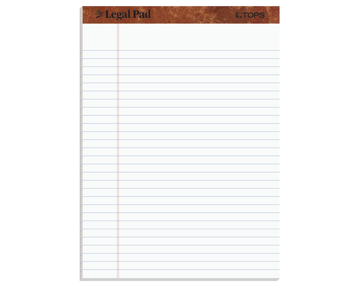 TOPS™ The Legal Pad Writing Pads, 8-1/2