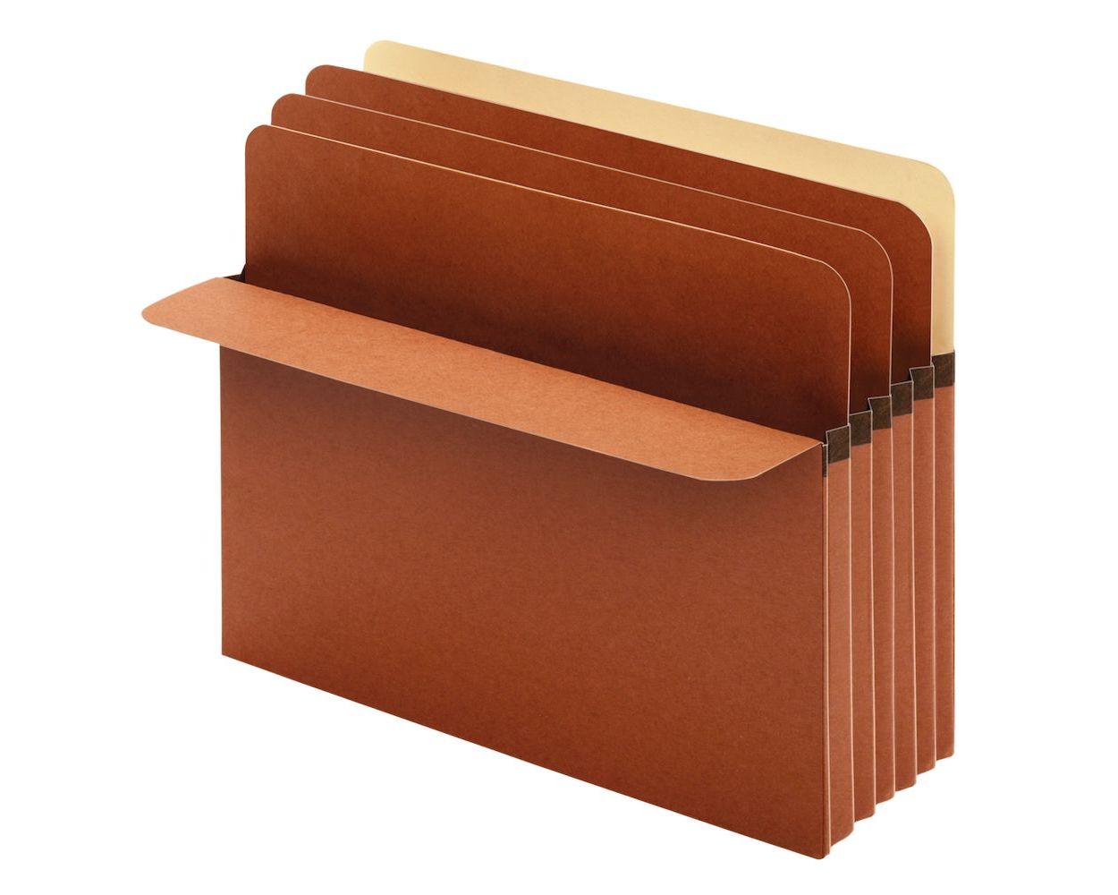 Wholesale Red Rope File Pockets: Discounts on Divider Pockets, 5.25" Expansion, 3 Dividers, Letter Size, 10/BX, 5/BX per RSC PFX83234