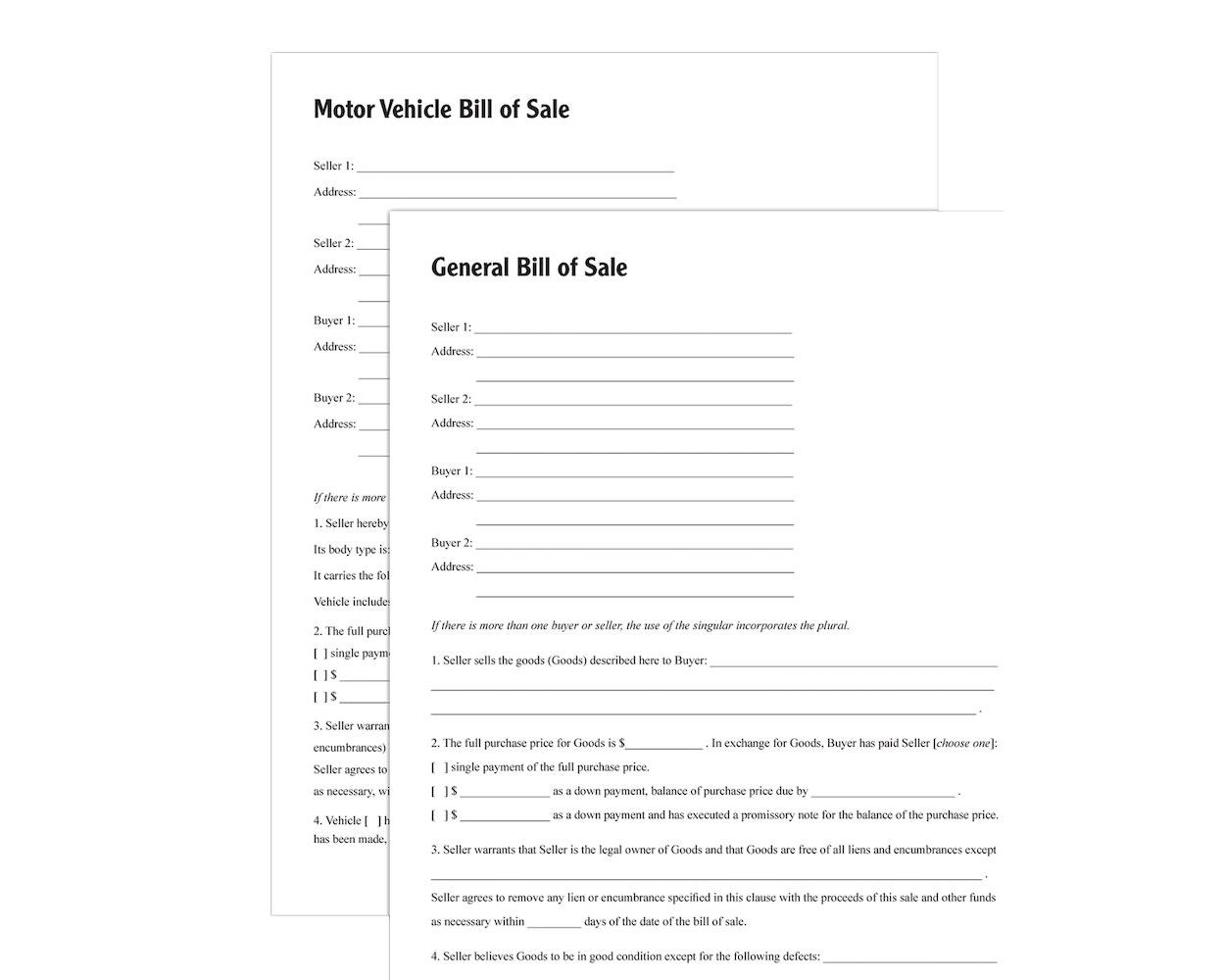 Wholesale Legal Forms: Discounts on Adams Bills of Sale Pack , forms and instructions ABFALFP111