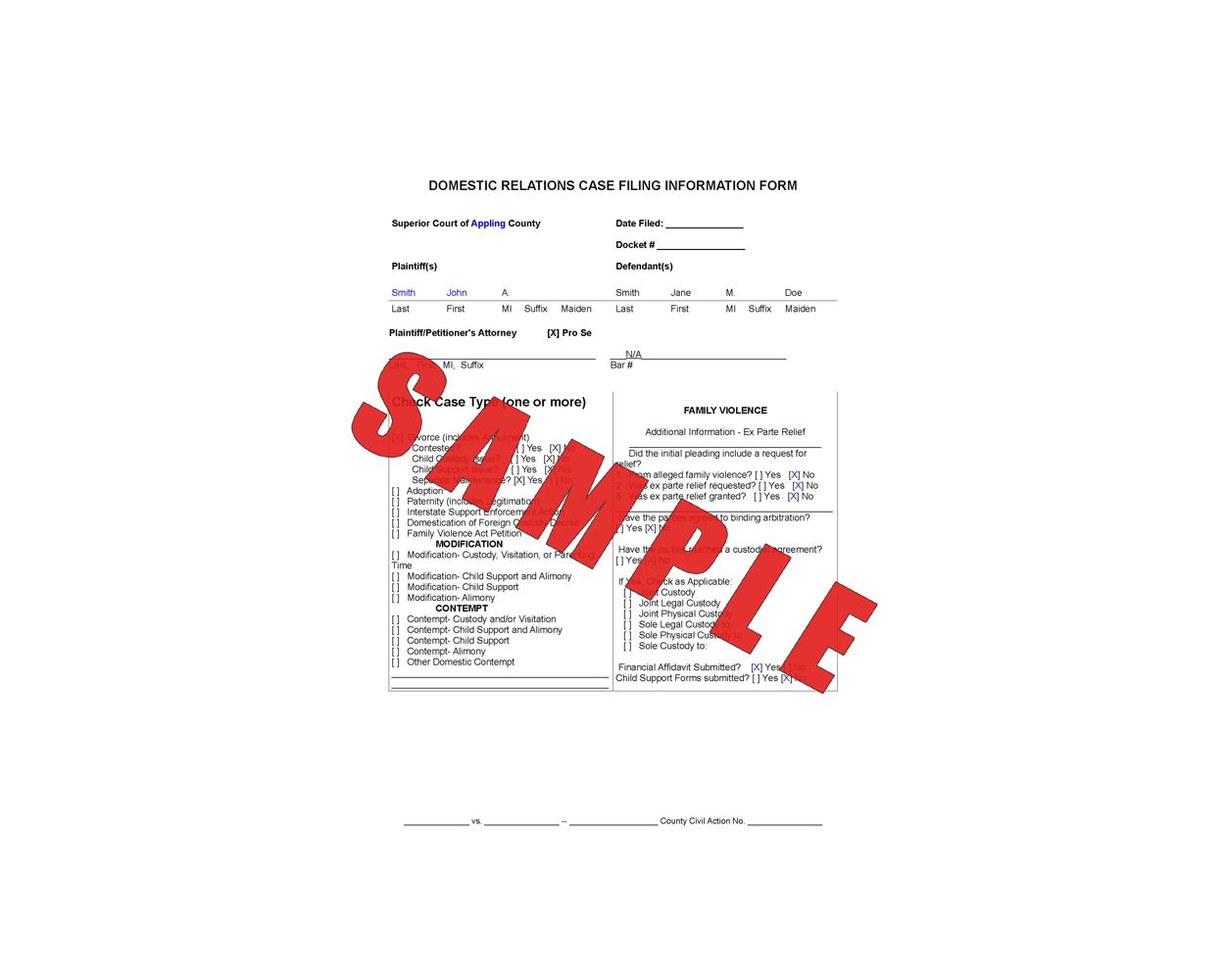 New York guarantee Law of Domestic for Free Printable Georgia Divorce Forms