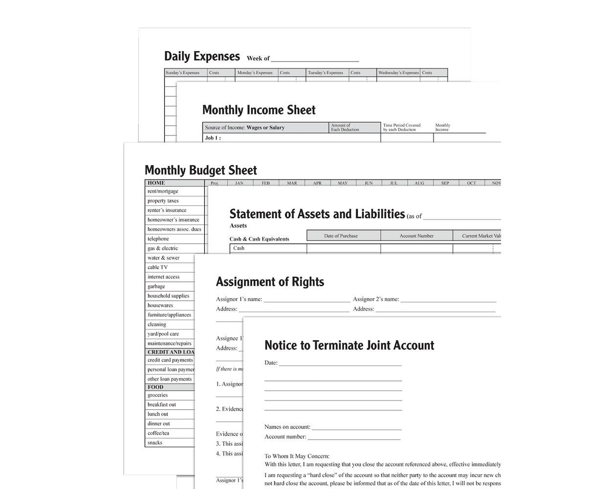 Wholesale Personal Legal: Discounts on Adams Personal Finance Pack Premium Collection, Forms and Instructions ABFLF292P