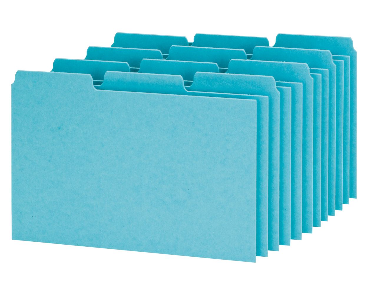 Oxford® Index Card Guides with Blank Tabs, 223 x 223, 223/23 Cut Tabs, Blue, 22300  per box Pertaining To 4x6 Note Card Template